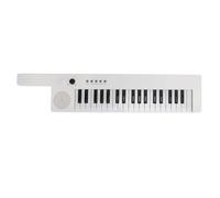 Piano Électronique Orgue Électronique 37 Touches Avec Bandoulière Et Microphone Pour Débutants(White)