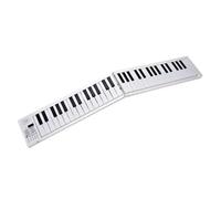 Piano Électronique Piano Électrique Pliable 61 Touches Portable Professionnel Performance(White)