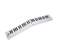 Piano Électronique Piano Électrique Pliable 61 Touches Synthétiseur Portable Clavier Musical Débutant Et Adulte(White)