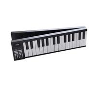 Piano Électronique Piano Électrique Pliable 61 Touches Synthétiseur Portable Clavier Musical Professionnel(Black)