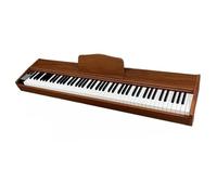 Piano Électronique Piano Numérique 88 Touches Orgue Électronique Clavier De Force Professionnelle Instrument De Musique Durable(Brown)