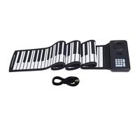 Piano électronique pliable et portable multifonctionnel à 88 enroulables pour débutant, enfant, adulte, multifonction, rouleau à main, instrument de clavier portable