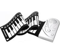 Piano électronique Portable Enroulable à 49 Touches, Pliable Et Doté De Haut-parleurs Intégrés, Idéal pour Les Débutants Et Les Mélomanes, avec Prise Jack 3,5 Mm pour Une Connexion Facile.