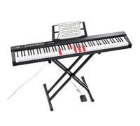 Piano Électronique Professionnel Clavier De Piano Numérique 88 Touches Semi Lesté Électrique Portable Avec Support