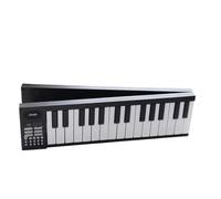 Piano Électronique Professionnel Piano Électrique Pliable 61 Touches Synthétiseur Portable Clavier Professionnel Débutant Et Adulte(Black)