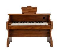 Piano en bois pour enfants - Piano pour débutants - 42,5 x 23,5 x 29,5 cm - Dans le salon de la famille, la chambre à coucher, la chambre d'enfant, pupitre et pads inférieurs et coins ronds