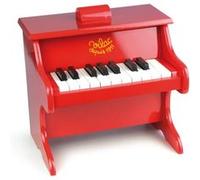 Vilac – Piano 18 touches rouge avec partitions