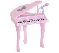 piano enfant HOMCOM Bois 48x39x69cm Rose