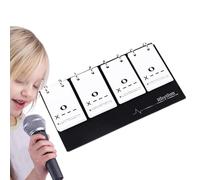 Piano Flash Cards for Beginners, Note Training Card Music Theory, Paper Desktop Decor, Music Teaching Props, Musical Notation Learning Card for Learners, 9.65x4.72 inches