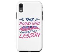 Piano Girl Design de Piano pour Pianiste Coque pour iPhone XR