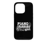 Piano Girl Music Lover Pianiste Clavier Player Coque pour iPhone 13 Pro