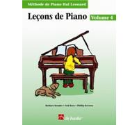 Piano Lessons Book 4 Edition Française | Recueil de Chansons Méthode Piano Barbara Kreader | Livre Musique Pianiste Intermédiaire | Gammes Accords Exercices Leçons Progressives | Hal Leonard 48 Pages