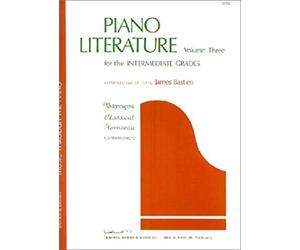 Piano Literature For The Intermediate Grades Vol 3