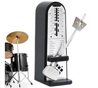 Piano métronome mécanique : métronome mécanique pour piano, métronome mécanique classique, pratiquant la réalisation d'instruments de musique avec le temps de précision pour hommes et femmes