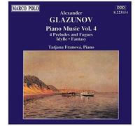 A. Glazunov – Musique pour piano – Volume 4 – Marc O'Polo