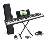 Piano Numérique 88 Touches avec 480 Sons, Haut-Parleurs, MIDI USB, Sac de Transport, Support, Casque, Pédale et Leçons pour Débuta