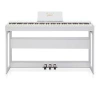 Piano numérique 88 touches Piano électrique 128 styles, MIDI In/Out, USB - Blanc