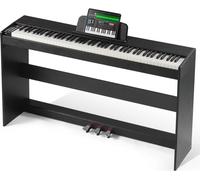 Piano numérique 88 touches - Piano électrique à double clavier - 1317x320x785mm - Idéal pour les débutants et les professionnels