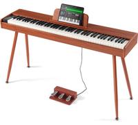 piano numérique 88 touches - Piano électrique à double clavier - Support stable à quatre pieds - Pour les débutants et les professionnels