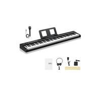 Piano Numérique 88 Touches Semi-Lestées - VINGLI - Noir - GPP-101 - Avec MIDI Bluetooth ＆ Casque - Pour les Amateurs de Piano
