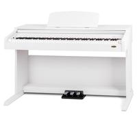 Piano Numerique Clavier Digital 88 Touches 64 Voix EQ USB AUX 3 Pedales Blanc