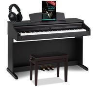 Piano Numerique Digital 88 Touches Clavier USB Midi Set Casque Banc Bois de Rose
