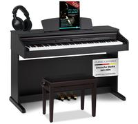 Piano Numerique Digital 88 Touches Clavier USB Midi Set Casque Banc Bois de Rose