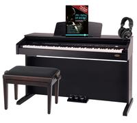 Piano Numerique Digital Bois de Rose 88 Touches 64 Sons 3 Pedales USB Midi Set