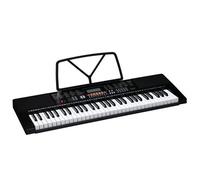 Piano Numérique Électrique avec Micro de 61 Touches, Clavier avec Écran LCD, 300 Rythmes & 300 Sons