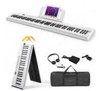 Piano numérique - LALAHO - 88 touches pliable - Bluetooth Audio & MIDI - 1000 timbres - 32 voix