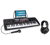 Piano Numerique Noir E-Piano Clavier 49 Touches Pour Debutants Casques Set