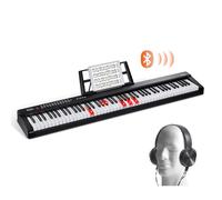 Piano numérique portable de taille standard avec 88 touches semi-lestées clavier électrique 1000 sonorités haut-parleurs intégrés