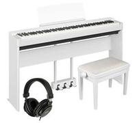 Piano Numérique Portable Yamaha P-225 Meuble Blanc Pack Deluxe