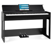 Piano Numerique Synthetiseur 88 Touches Clavier 10 Sons 3 Pédales USB Noir