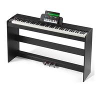 VEVOR Piano numérique 88 touches entièrement pondérées – double clavier, Bluetooth, pour débutants