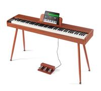 VEVOR Piano Numérique 88 Touches Piano Électrique Double Clavier & Haut-parleur, Support Piano à Quatre Pieds avec Casque, 200 Tonalités & Rythmes, Supporte Bluetooth/USB/MIDI pour Débutants