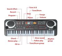 Piano Orgue Clavier Electronique 61 Touche Pr Enfant Cadeau Jouet + Microphone