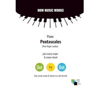 Piano Pentascales & Chords: Easy to read - visual format