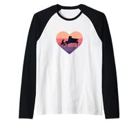 Piano Pianist Piano Professeur de Piano Vintage Cœur Ailes Rétro Piano Manche Raglan