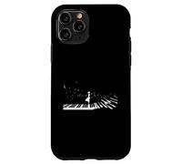 Piano Pianiste Pianiste Notes Musique Fille Femme Coque pour iPhone 11 Pro