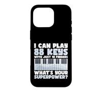 Piano Player Music I Can Play 88 Touches avec Seulement 10 Doigts Coque pour iPhone 16 Pro