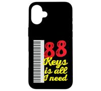 Piano Player Teacher Pianist Musicien 88 Touches Cadeau Coque pour iPhone 16 Plus