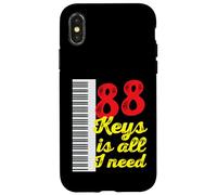 Piano Player Teacher Pianist Musicien 88 Touches Cadeau Coque pour iPhone X/XS