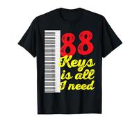 Piano Player Teacher Pianist Musicien 88 Touches Cadeau T-Shirt