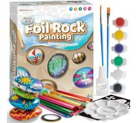 Piano Potato Kit de Peinture sur Pierres avec Feuille - Pierres à Peindre, Kit Créatif pour Enfants dès 8 Ans, Cadeau pour Filles 6-13 Ans