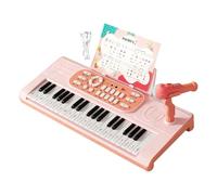 Piano pour - 16,54*6,69 Pouces 800g | Jouet Rechargeable à 37 Touches avec Microphone, 2 Modes de Jeu Pianos et claviers pour | Garçons Anniversaire Filles, Famille, Femmes, Maison, Hô