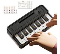 Piano pour - Clavier électronique de poche en ABS - 15,8 x 8,3 x 3,5 cm - Jouet sensoriel musical éducatif - Livre de chansons - Mini portable - Pour la maison, les voyages, les jeux en