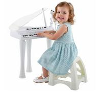 Piano pour Enfant AIYAPLAY Plastique 37x30.5x60.4cm Blanc