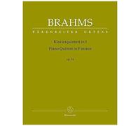 Piano Quintet In F Minor Op. 34 / Score + Parties