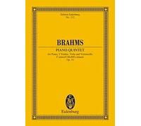 PIANO QUINTET OP34 F MINOR PIANO 2 VIOLINS VIOLA AND VIOLONCELLO STUDY SCORE (Edition Eulenburg) (1985-07-01)